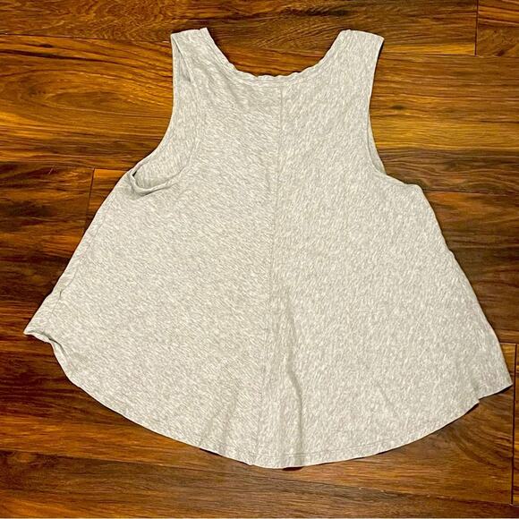 Love By Gap 100% Pima Cotton Light Heather Grey Tank Top Shirt Size Small b6 - Picture 4 of 4